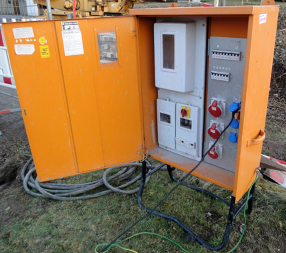 Baustromkasten bei Elektrotechnik Grimm GmbH in Satteldorf