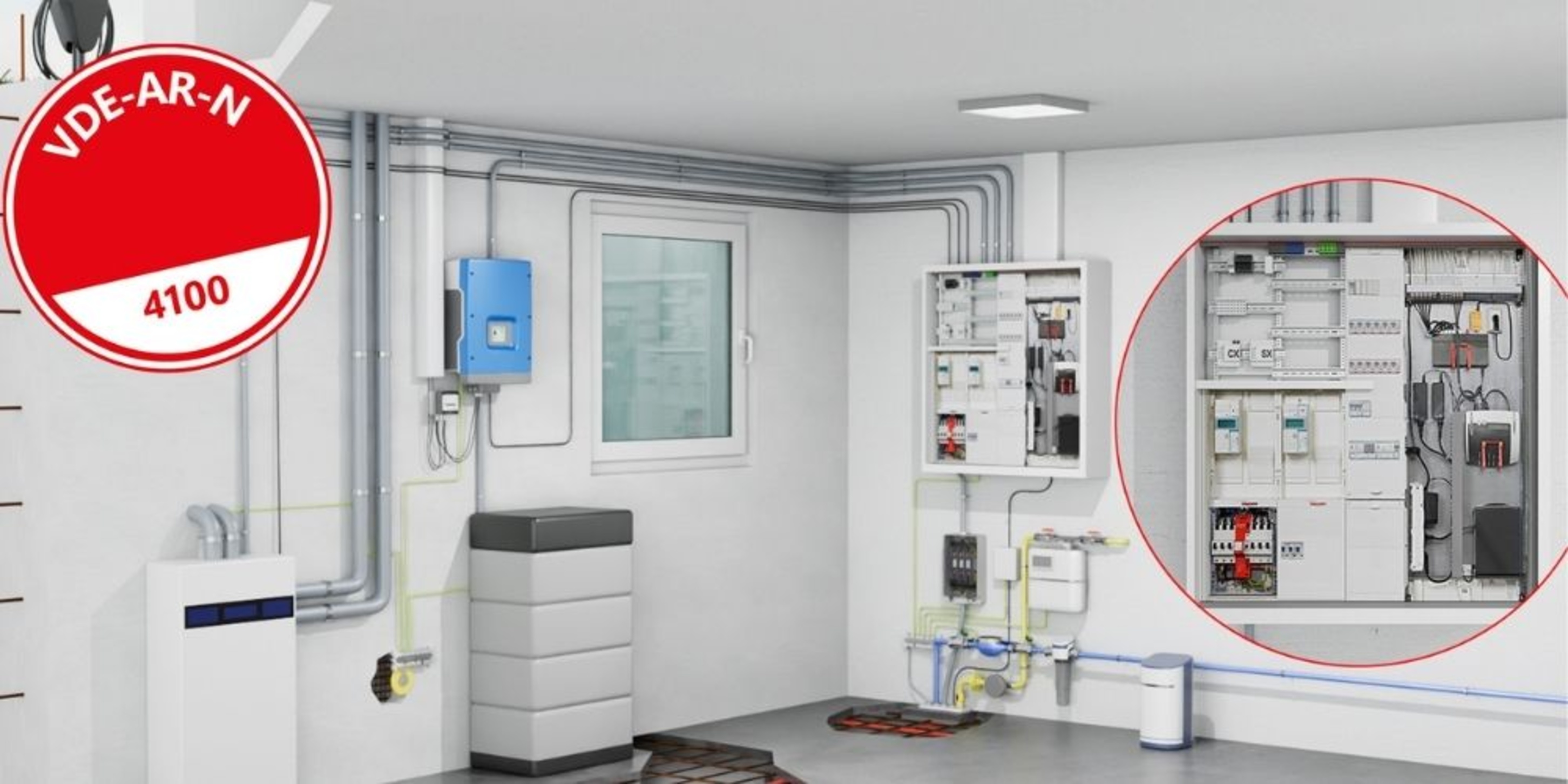 Schutz für Hausanschluss, Zähler, Unterverteilung bei Elektrotechnik Grimm GmbH in Satteldorf
